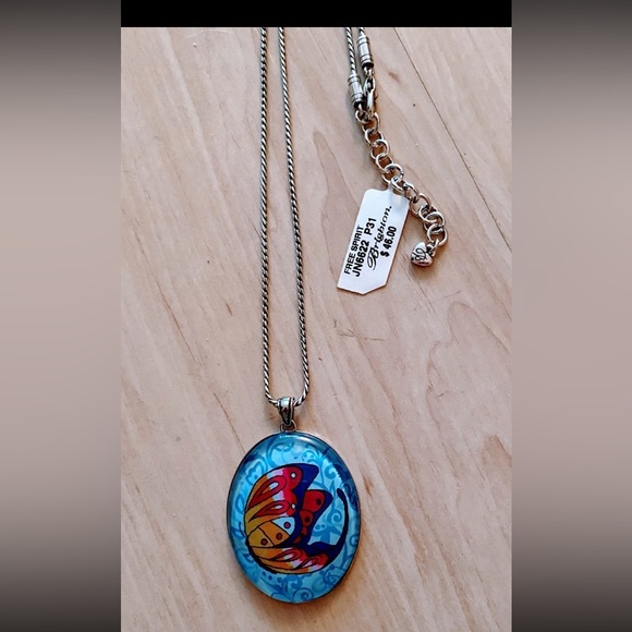 Brighton butterfly pendant necklace - Picture 3 of 3